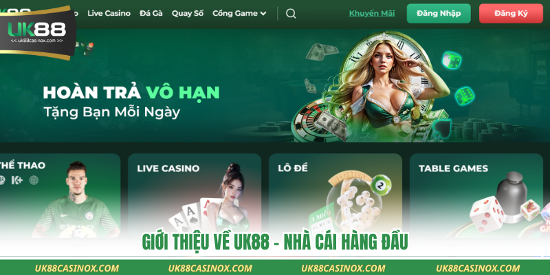 Giới thiệu về Uk88 – Nhà cái hàng đầu