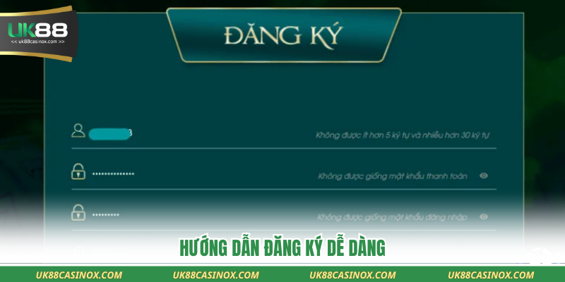 Hướng dẫn đăng ký dễ dàng
