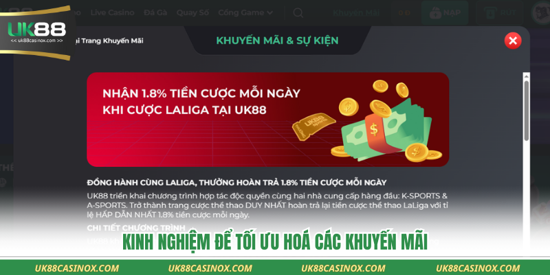 Kinh nghiệm để tối ưu hoá các khuyến mãi